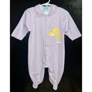 Vintage 2002 Care Bears Infant Snap-Closed Bodysuit Sleeper 3-6 Mon. 100% Cotton